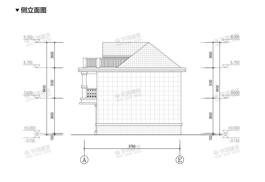 125平大氣帶堂屋農(nóng)村房屋設(shè)計圖紙