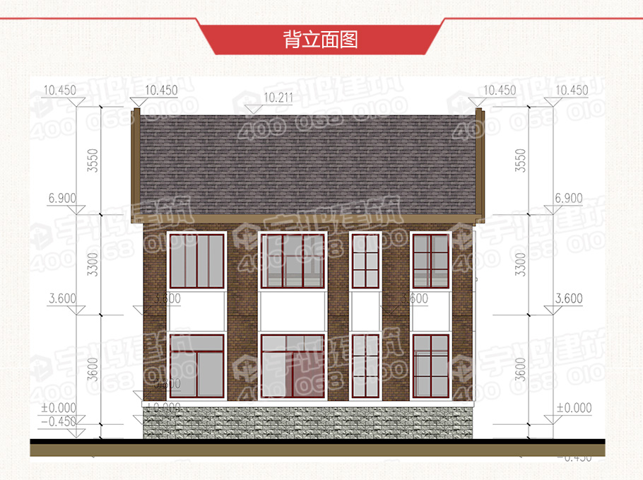 帶閣樓110平米農村20萬二層小樓房設計圖，布局完善