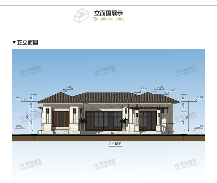 鄉下建房一層別墅戶型圖及效果圖，時尚又實惠
