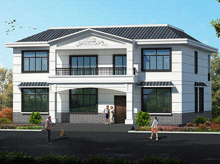 205平米農村二層歐式別墅圖紙